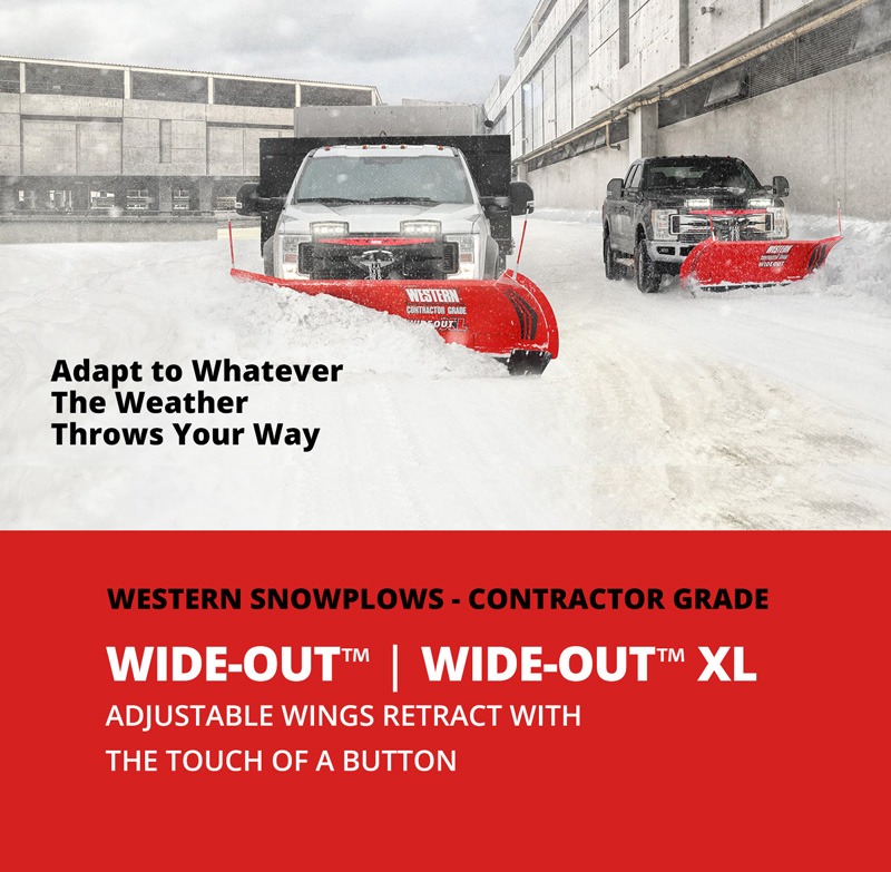 WIDE-OUT™ & WIDE-OUT™ XL ADJUSTABLE WING SNOWPLOWS